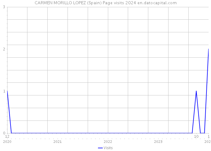 CARMEN MORILLO LOPEZ (Spain) Page visits 2024 