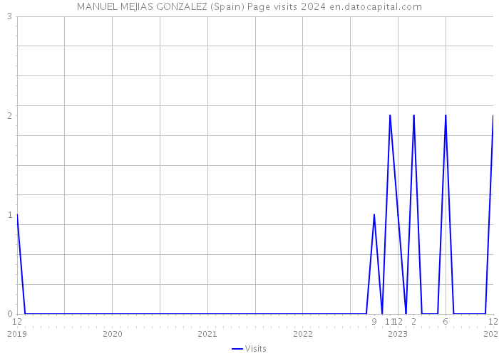 MANUEL MEJIAS GONZALEZ (Spain) Page visits 2024 