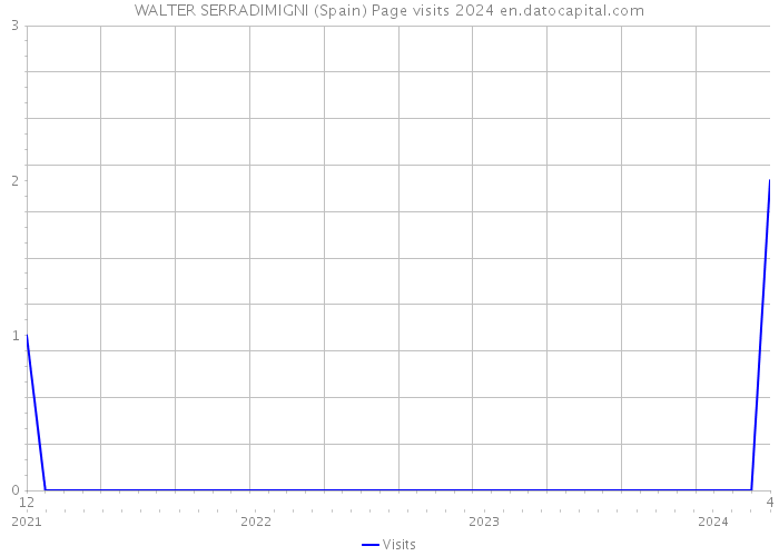 WALTER SERRADIMIGNI (Spain) Page visits 2024 