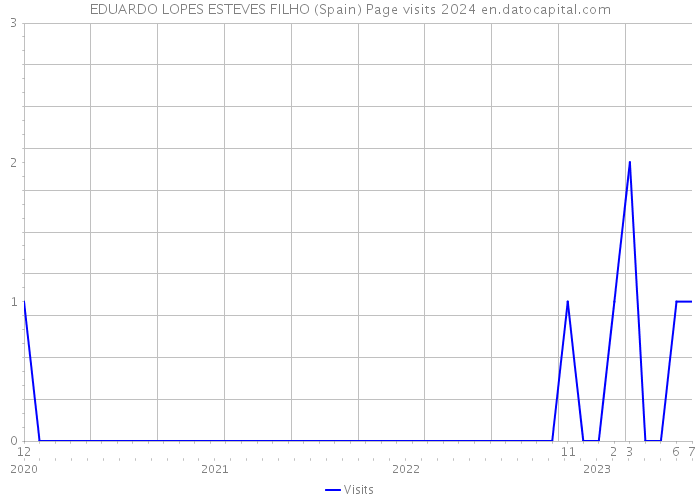 EDUARDO LOPES ESTEVES FILHO (Spain) Page visits 2024 