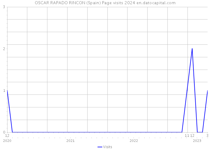 OSCAR RAPADO RINCON (Spain) Page visits 2024 