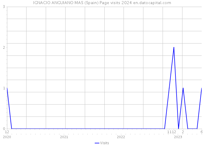 IGNACIO ANGUIANO MAS (Spain) Page visits 2024 