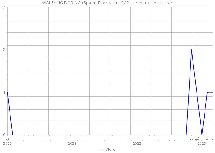 WOLFANG DORING (Spain) Page visits 2024 