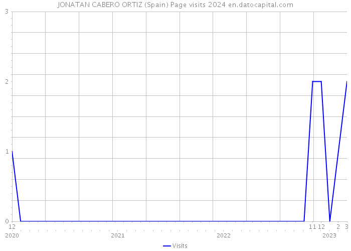 JONATAN CABERO ORTIZ (Spain) Page visits 2024 