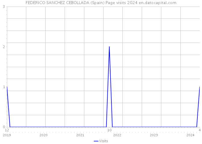 FEDERICO SANCHEZ CEBOLLADA (Spain) Page visits 2024 