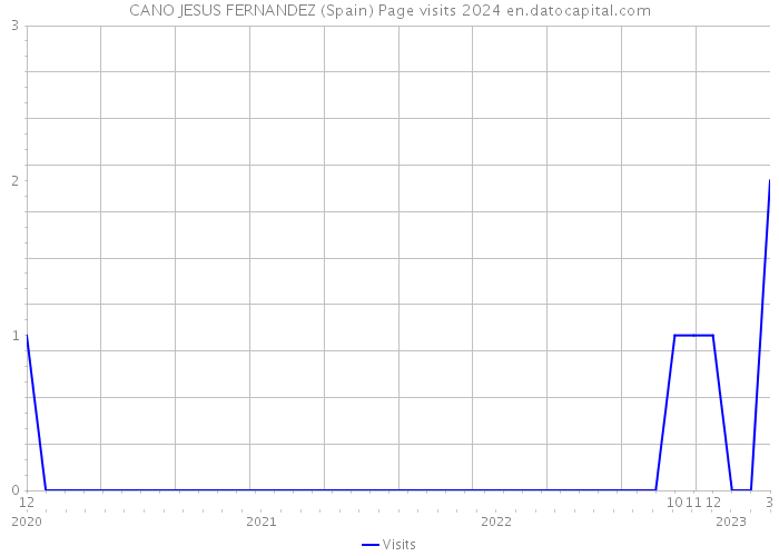 CANO JESUS FERNANDEZ (Spain) Page visits 2024 