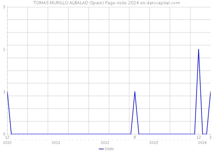TOMAS MURILLO ALBALAD (Spain) Page visits 2024 