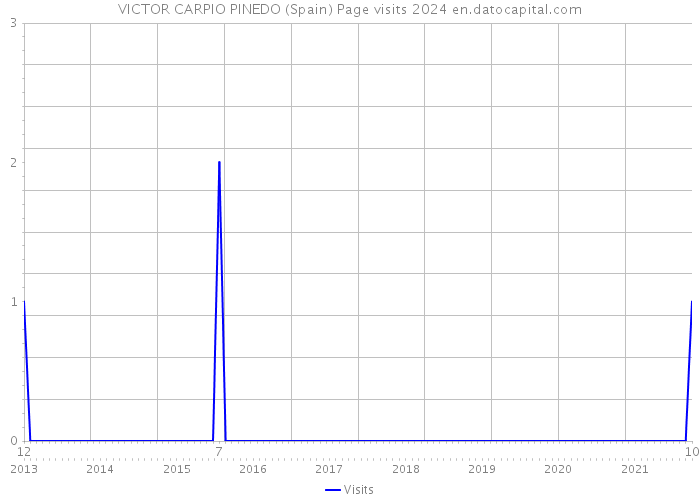 VICTOR CARPIO PINEDO (Spain) Page visits 2024 