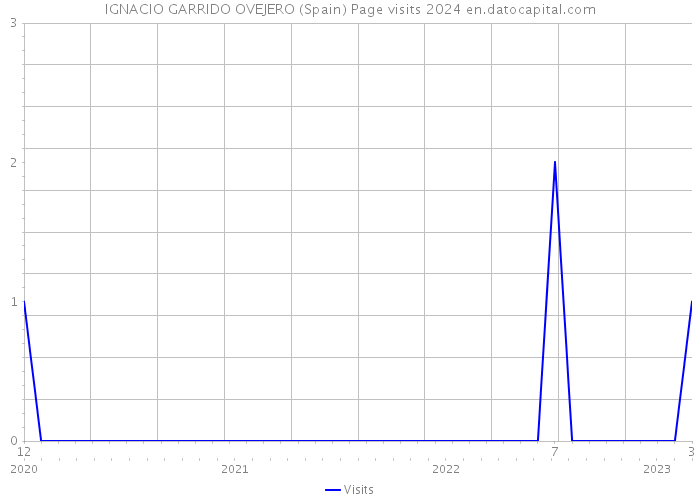 IGNACIO GARRIDO OVEJERO (Spain) Page visits 2024 