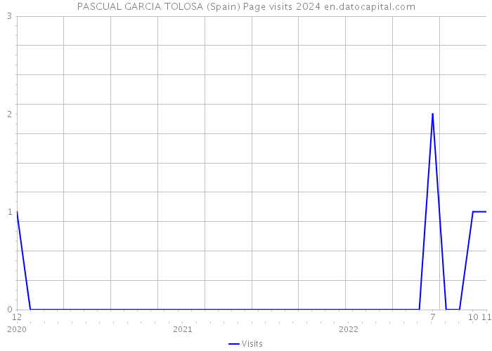 PASCUAL GARCIA TOLOSA (Spain) Page visits 2024 