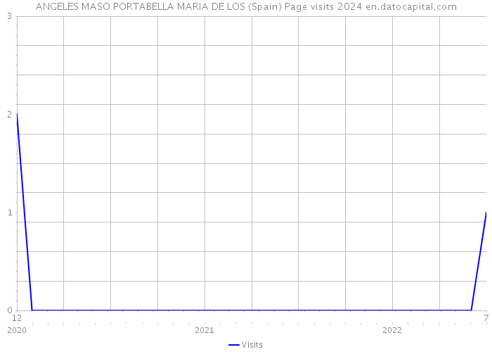 ANGELES MASO PORTABELLA MARIA DE LOS (Spain) Page visits 2024 