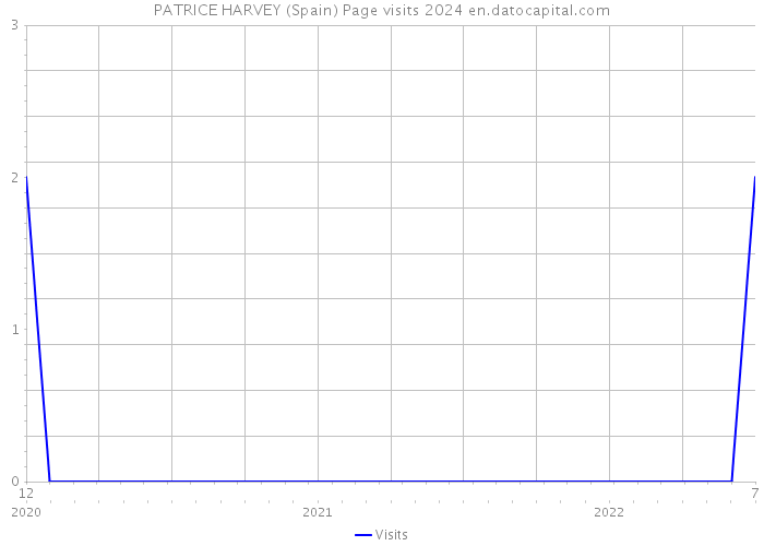 PATRICE HARVEY (Spain) Page visits 2024 
