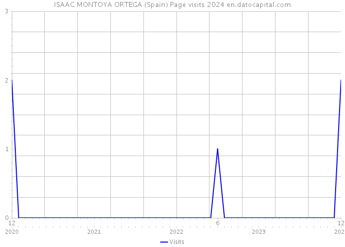 ISAAC MONTOYA ORTEGA (Spain) Page visits 2024 