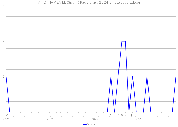 HAFIDI HAMZA EL (Spain) Page visits 2024 