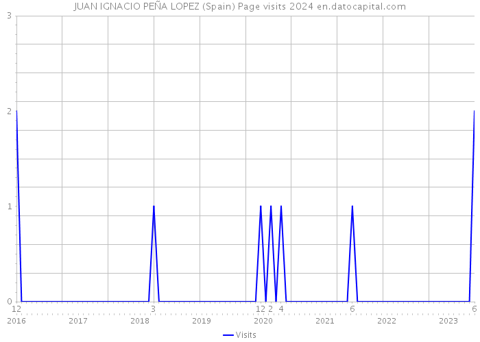 JUAN IGNACIO PEÑA LOPEZ (Spain) Page visits 2024 