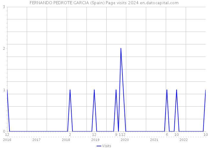 FERNANDO PEDROTE GARCIA (Spain) Page visits 2024 