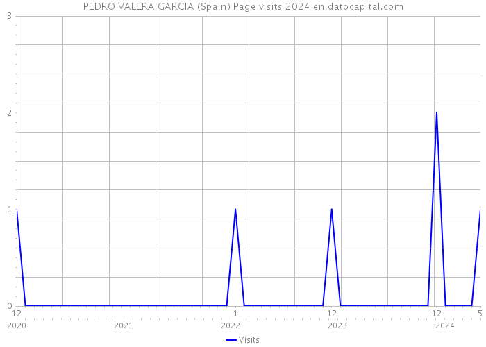 PEDRO VALERA GARCIA (Spain) Page visits 2024 
