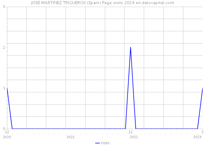 JOSE MARTINEZ TRIGUEROS (Spain) Page visits 2024 
