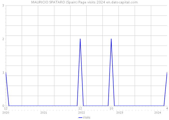 MAURICIO SPATARO (Spain) Page visits 2024 