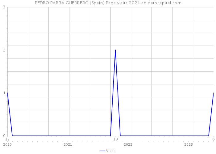 PEDRO PARRA GUERRERO (Spain) Page visits 2024 