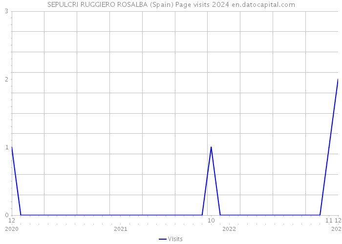 SEPULCRI RUGGIERO ROSALBA (Spain) Page visits 2024 