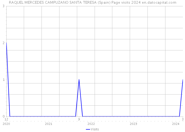 RAQUEL MERCEDES CAMPUZANO SANTA TERESA (Spain) Page visits 2024 