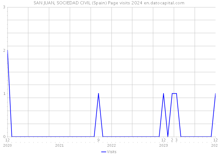 SAN JUAN, SOCIEDAD CIVIL (Spain) Page visits 2024 