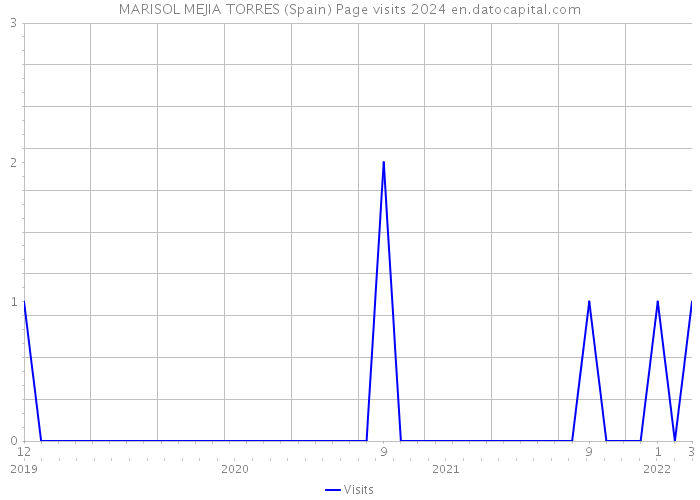 MARISOL MEJIA TORRES (Spain) Page visits 2024 