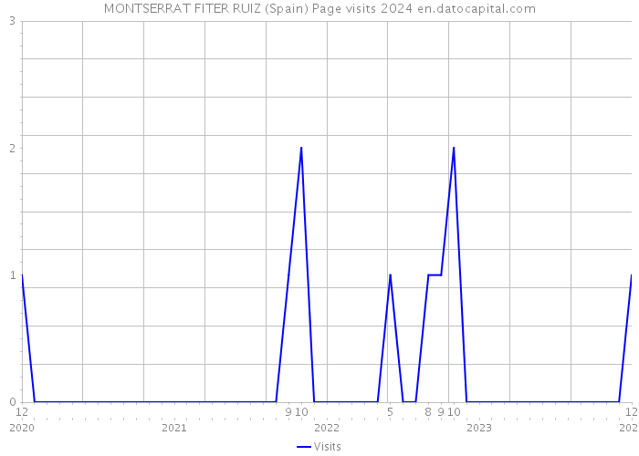 MONTSERRAT FITER RUIZ (Spain) Page visits 2024 