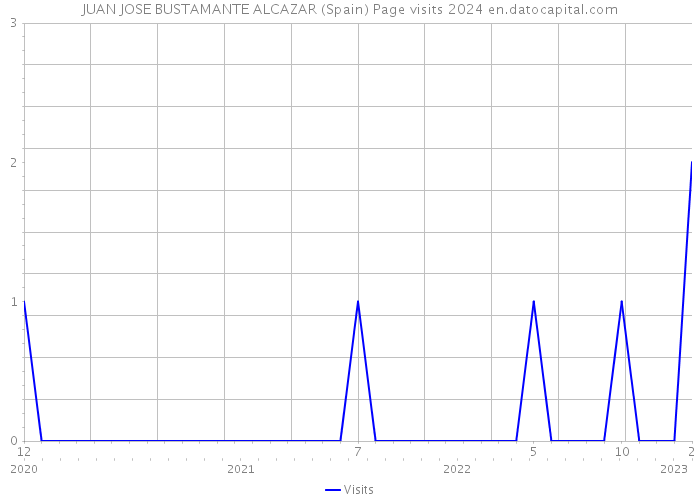 JUAN JOSE BUSTAMANTE ALCAZAR (Spain) Page visits 2024 