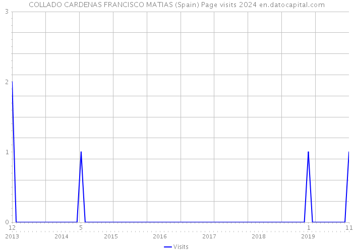 COLLADO CARDENAS FRANCISCO MATIAS (Spain) Page visits 2024 