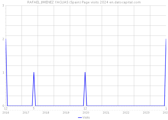 RAFAEL JIMENEZ YAGUAS (Spain) Page visits 2024 