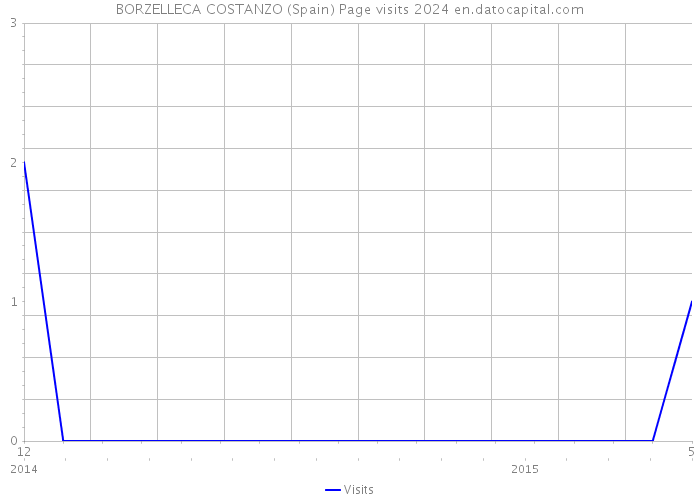 BORZELLECA COSTANZO (Spain) Page visits 2024 