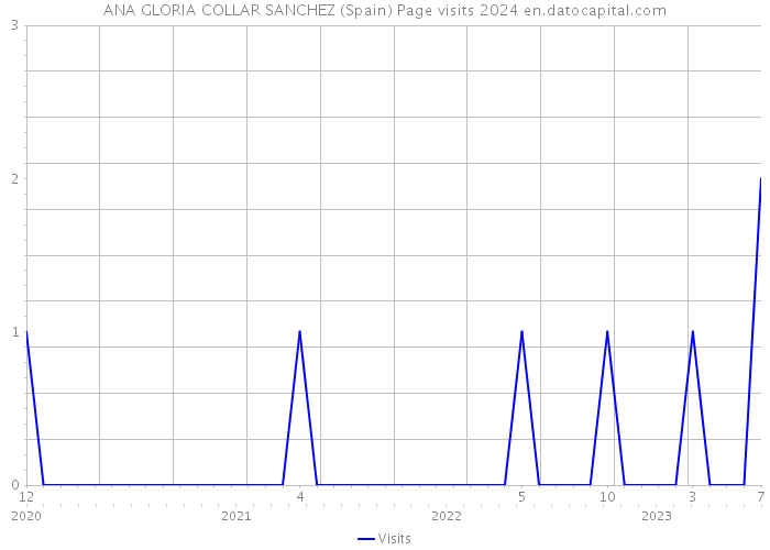 ANA GLORIA COLLAR SANCHEZ (Spain) Page visits 2024 