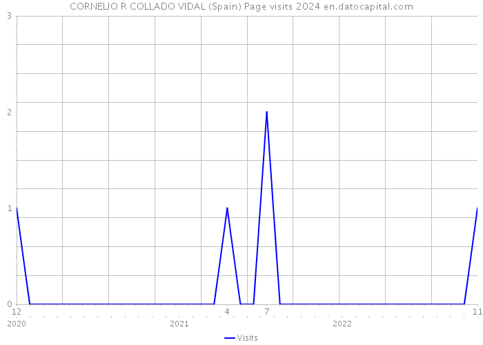CORNELIO R COLLADO VIDAL (Spain) Page visits 2024 