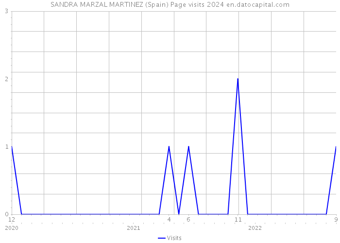 SANDRA MARZAL MARTINEZ (Spain) Page visits 2024 