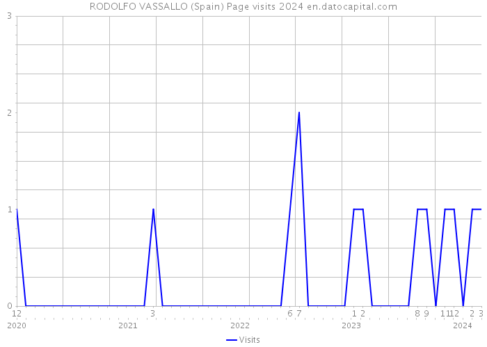 RODOLFO VASSALLO (Spain) Page visits 2024 