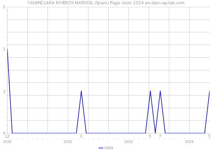 YANIRE LARA RIVEROS MARISOL (Spain) Page visits 2024 