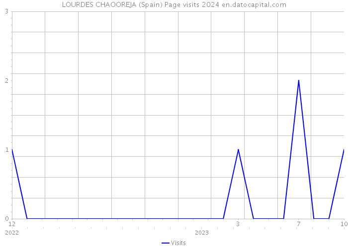 LOURDES CHAOOREJA (Spain) Page visits 2024 