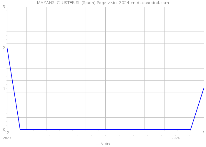 MAYANSI CLUSTER SL (Spain) Page visits 2024 