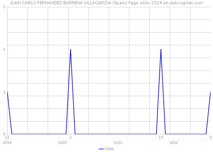 JUAN CARLO FERNANDEZ BARRENA VILLAGARCIA (Spain) Page visits 2024 
