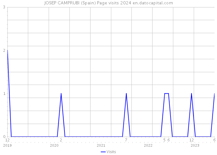 JOSEP CAMPRUBI (Spain) Page visits 2024 