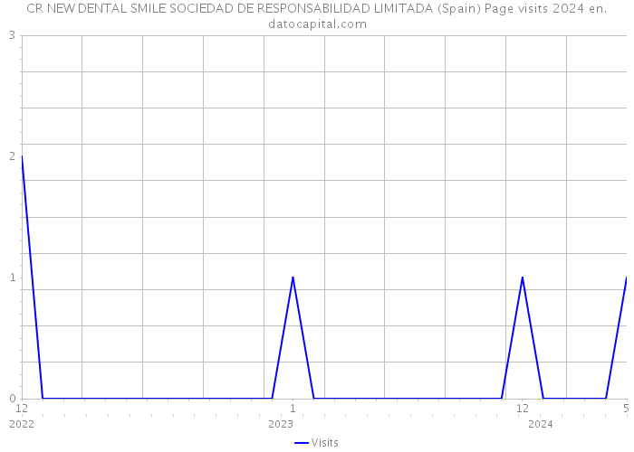 CR NEW DENTAL SMILE SOCIEDAD DE RESPONSABILIDAD LIMITADA (Spain) Page visits 2024 