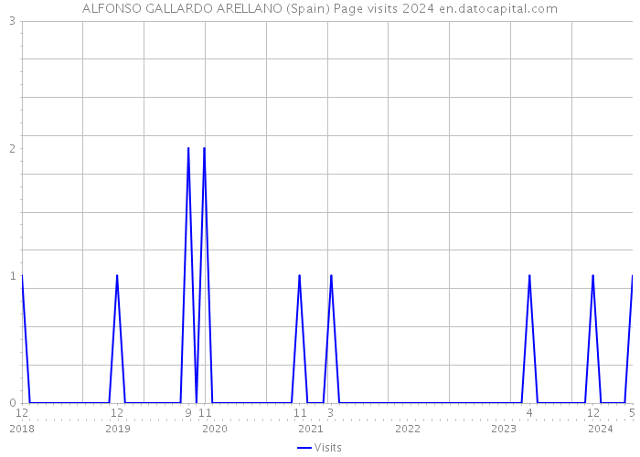 ALFONSO GALLARDO ARELLANO (Spain) Page visits 2024 