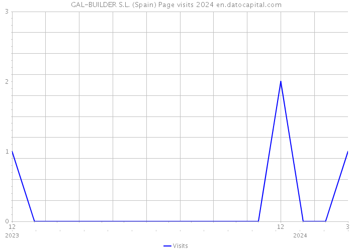 GAL-BUILDER S.L. (Spain) Page visits 2024 