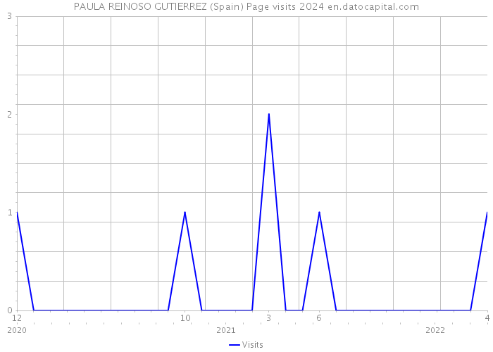 PAULA REINOSO GUTIERREZ (Spain) Page visits 2024 
