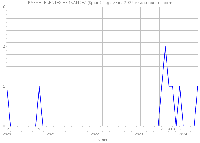 RAFAEL FUENTES HERNANDEZ (Spain) Page visits 2024 