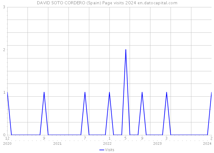 DAVID SOTO CORDERO (Spain) Page visits 2024 