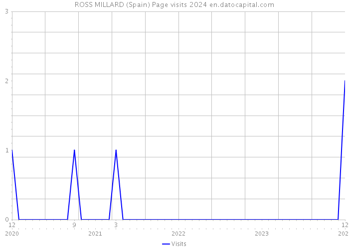 ROSS MILLARD (Spain) Page visits 2024 