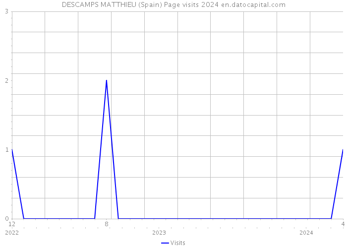 DESCAMPS MATTHIEU (Spain) Page visits 2024 